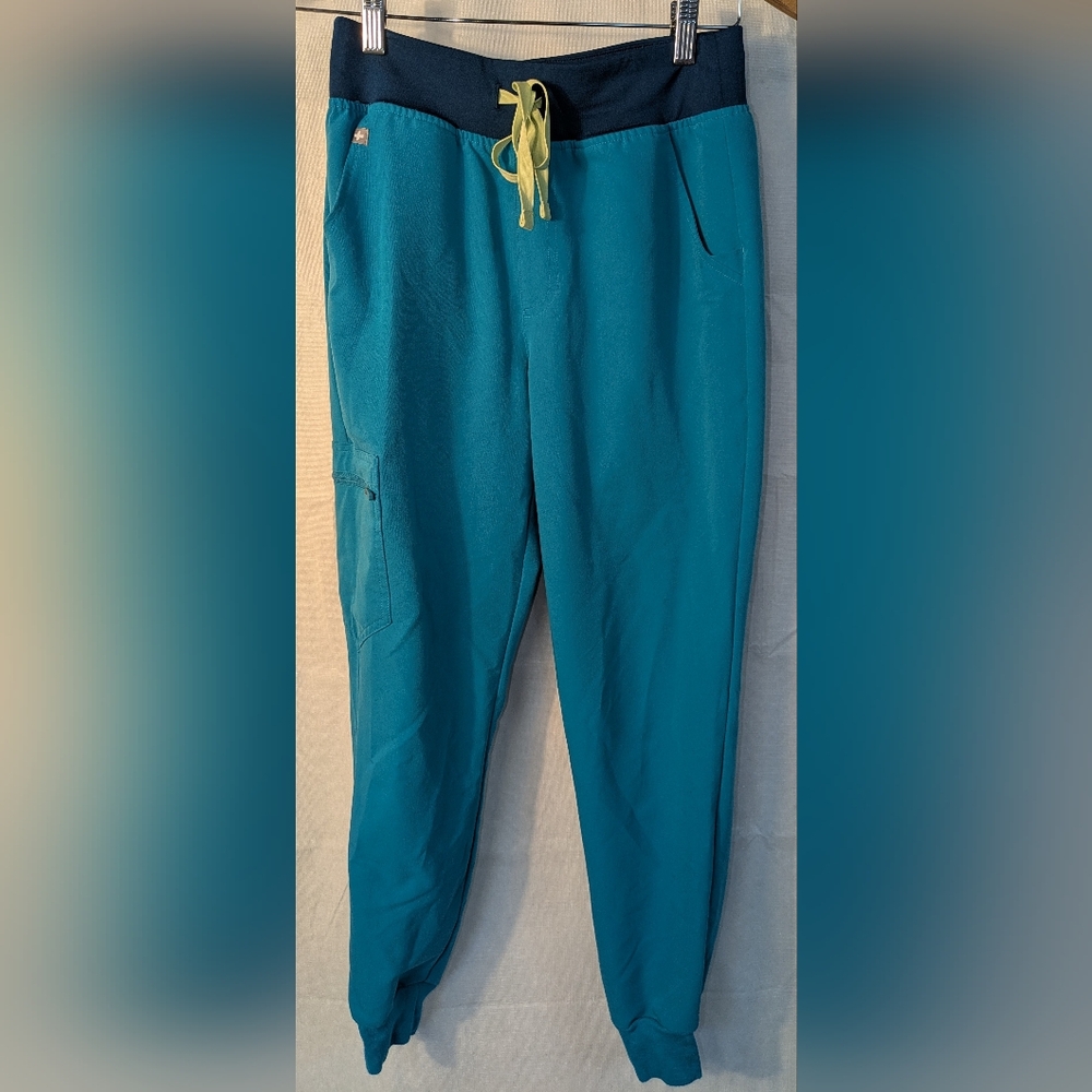 Figs Technical Collection Zamora Joggers Scrub  Pants in Teal
